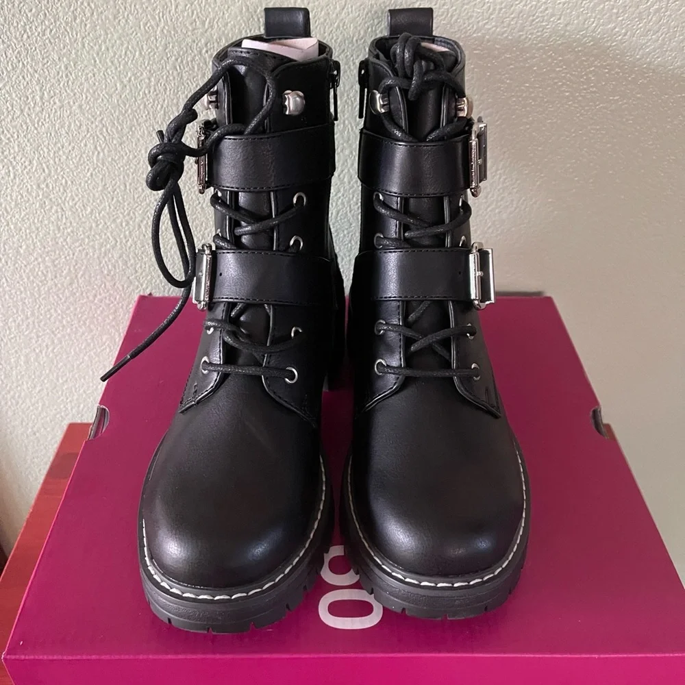 SO Black Women Boots Size 6.5 Wide New 👢👢 - Picture 3 of 7